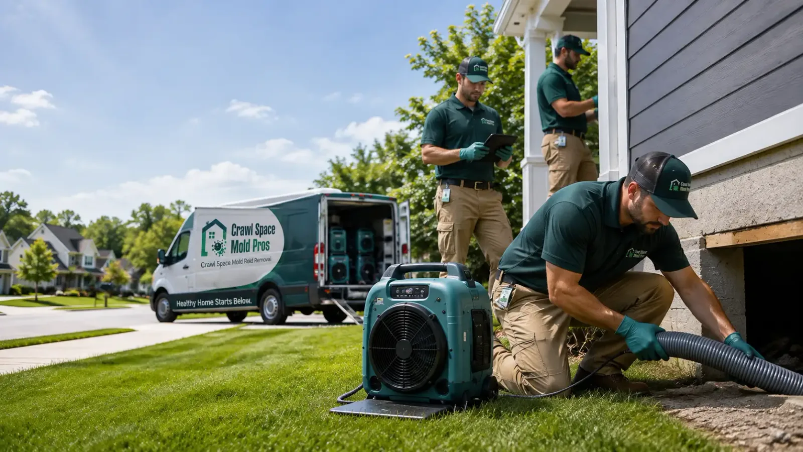 Crawl Space Mold Removal in Turlock, CA